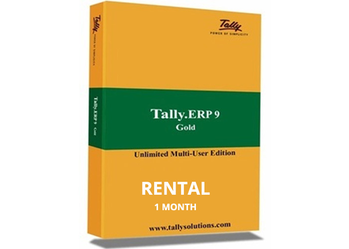 Tally.ERP9 Rental - Gold Edition (Multi User) 1 Month