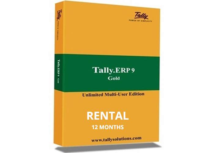 Tally.ERP9 Rental - Gold Edition (Multi User) 12 Months